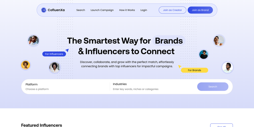 Cofluenxa — Influencer Marketing