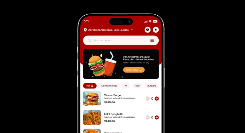 Qweek — Food Delivery